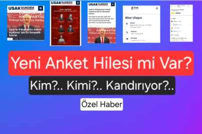 UŞAK GÜNDEM'İN ANKET HABERİNDEKİ KORKUNÇ ŞÜPHELER!