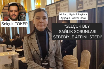 İYİ Parti Uşak İl Başkanı Obalı "Merkez İlçe Başkanımızın Istifayla ilgili Haklı İsteğini Kabul Ettik"