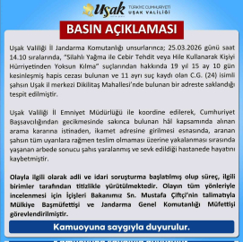 Uşak Valiliği firari hükümlünün ölümüyle ilgili açıklama yaptı