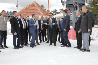Gediz Murat Dağı Kayak Merkezi’nde inceleme