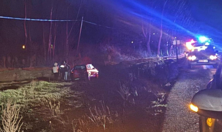 Tavşanlı’da kontrolden çıkan otomobil takla attı: 1 yaralı