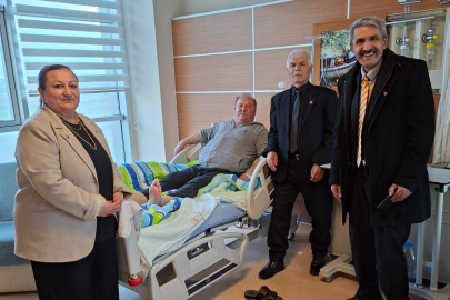 MHP Eşme Teşkilatından Kayapınar Köy Temsilcisine Geçmiş Olsun Ziyareti