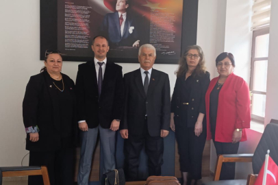 MHP Eşme İlçe Heyeti Gençlik ve Spor Yeni İlçe Müdürünü Ziyaret etti