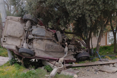 Ulubey'de Trafik Kazası 1 ölü 1 yaralı