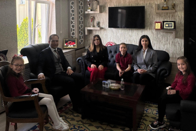 Ulubey Kaymakamı Kuva-i Milliye İlkokulu Öğretmen ve Öğrencilerini Kabul etti