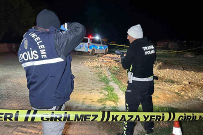 Uşak’ta motosiklet araziye devrildi: 1 ölü