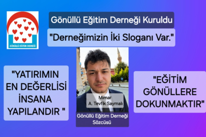 Mimar Ahmet Tevfik Saymalı "İyilik Tohumları Saçmak İstiyoruz"