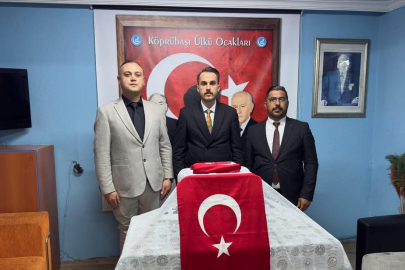 TERÖRLE MÜCADELE GAZİSİ HALİM KAYA, KÖPRÜBAŞI ÜLKÜ OCAKLARI BAŞKANI OLDU