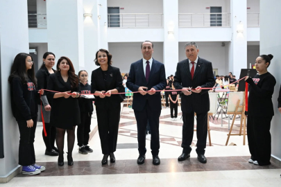 TOKİ İLK VE ORTAOKULUNDA KARMA SERGİ AÇILIŞI YAPILDI