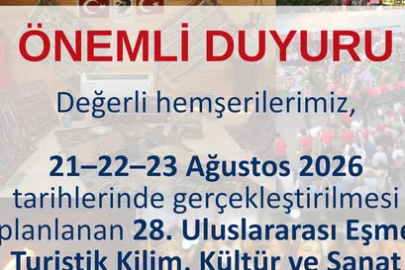EŞME BELEDİYESİ 2026 YILI FESTİVALİ YAPILMAYACAĞINI DUYURDU