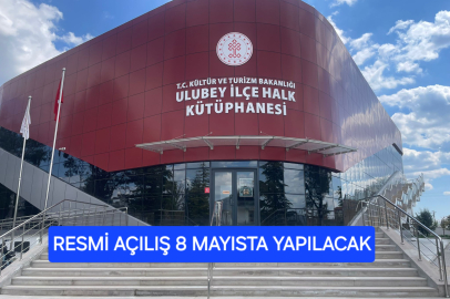 MODERN MİMARİSİYLE DİKKAT ÇEKEN KÜTÜPHANE YARIN AÇILACAK