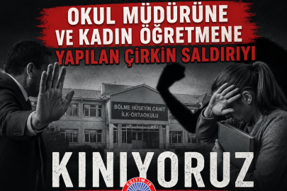 Eğitim İş Uşak Şube Başkanı Bülent Gün Saldırıyı Kınadı