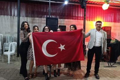 SALİHLİ KEMERDAMLARI MAHALLESİNDE LEOPAR GECESİNDE BAYRAK HASSASİYETİ