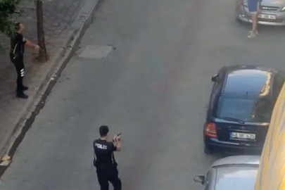 Samuray kılıcıyla sokağa çıkan genç kız dehşet saçtı