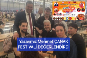 Mehmet ÇANAK Bavyera 2. Tarhana Festivalini Yazdı