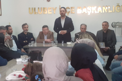 AK PARTİ ULUBEY İLÇE TEŞKİLATINDA ERKEN BAYRAMLAŞMA